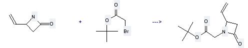 tert-Butyl bromoacetate can be used to produce (2-oxo-4-vinyl-azetidin-1-yl)-acetic acid tert-butyl ester
